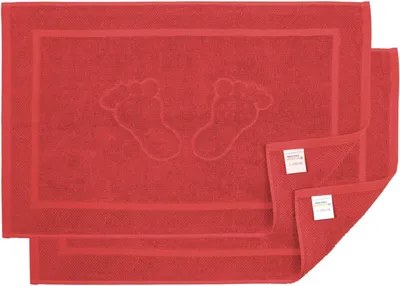 Produktbild von Badematte BANANALU 2 Stück Badematte Badematte, Qualität 100 % Baumwolle, hellgrau (4303), 50x70 cm, 700 g/m²
