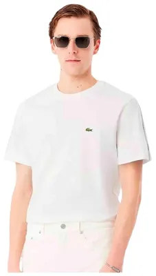 Obrázok produktu pre Tričko Lacoste Camiseta Lacoste Branded Stripe Band manga corta blanco puro pre Pánske