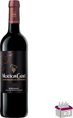 Image de Mouton Cadet Rouge 2022 Ð AOC Bordeaux - 13.5¡ - 3x75cL