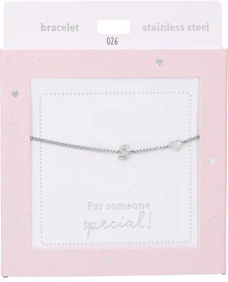Obrázok produktu pre Náramok Depesche Heart of Gold v striebornej farbe s písmenom S pre ženy