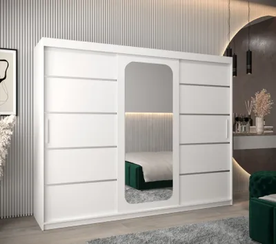 Produktbild von Spiegelschrank DONICELA 3 - 250 cm, weiß