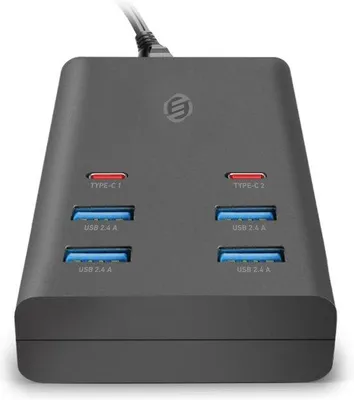 Produktbild von Smartphone und Tablet Ladestation - Ladestation für Telefone und Tablets - Kompaktes Ladegerät
