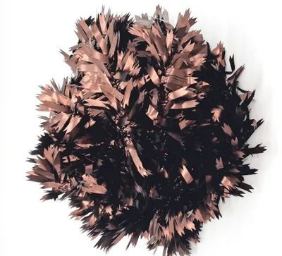 Produktbild von Lametta 5m Girlande Weihnachten Weihnachtsgirlande Christbaumschmuck Deko Breit 2401 Braun