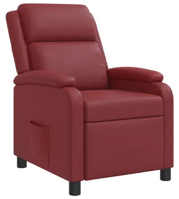 Obrázok produktu pre vidaXL Recliner Víno Červená Imitácia kože