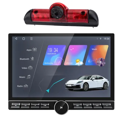 Image de Autoradio Android 14 13,1 pouces Carplay pour Fiat Ducato Citroën Jumper Peugeot Boxer GPS Navi WIFI 4G BT DAB+ SWC USB DSP 8 cœurs Caméra de recul
