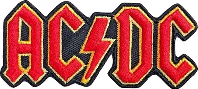 Produktbild von AC/DC Cut Out 3D Logo Aufbügler