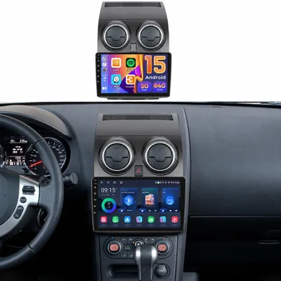 Obrázok produktu pre 9-palcové autorádio s Androidom 15, 2+64 GB, bezdrôtové pripojenie CarPlay a GPS