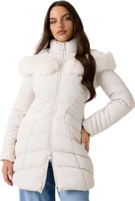 Produktbild von Guess New Oxana Jacke Weiß M Damen Weiß M