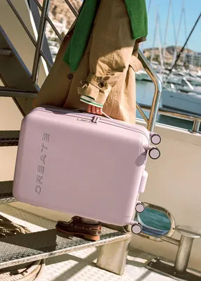 Produktbild von LUGGAGE STUDIO - Harter Koffer aus Polycarbonat mit TSA-Schloss und multidirektionalen Rädern