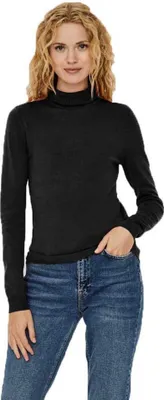 Produktbild von Vero Moda VMGLORY Knitted pullover, Pullover, Erwachsener, Weiblich, Schwarz, M, Viskose