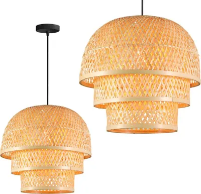 Image de Lampe Suspendue Toolight APP1629-1CP Brown