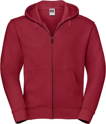 Produktbild von Russell R-266M-0 | Authentic Zipped Hood - Farbe: Classic Red - Größe: XS