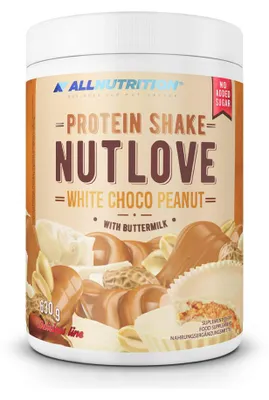 Productafbeelding van Wei-eiwit - AllNutrition - Nutlove eiwitshake (630g) - Smaak: witte chocolade en pinda