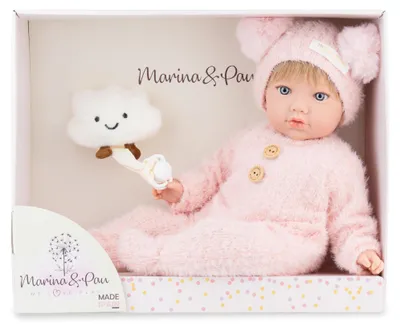 Immagine prodotto di Bambola spagnola Alina con peluche a forma di nuvola, 45 cm