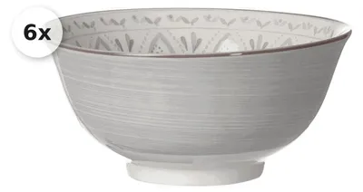 Produktbild von Müslischale 15,5cm 6er Set Valencia grau