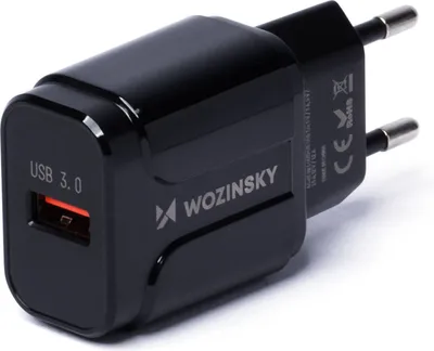 Produktbild von Wozinsky Usb 3.0 Netzteil Schwarz (Wwc-B02)