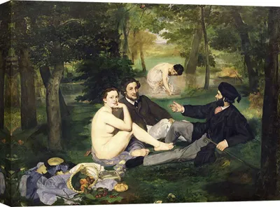 Zdjęcie produktu dla Obraz na płótnie - Édouard Manet, Śniadanie w zieleni - 70x50 cm