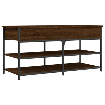Zdjęcie produktu dla Ławka na buty, przydymiony dąb, 100x42,5x50 cm