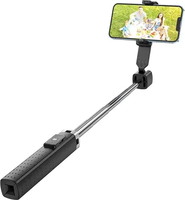 Produktbild von Hoco K18 Smartphone Selfie Stick Handy Stativ Teleskop Stange Halter Fernbedienung Funk Bluetooth