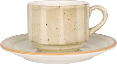 Produktbild von Bonna Aura Terrain - Teetassen und Untertasse - 210 cc - Porcelain - 6er set