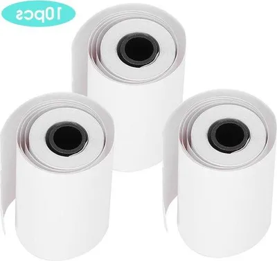 Obrázek produktu pro Role termopapíru černobílého – 10 rolí – délka 6 m – šířka 55 cm – přenosná tiskárna s Bluetooth