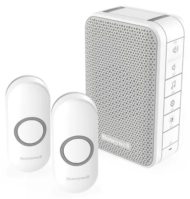 Produktbild von Honeywell DC313NFB, Weiß, 84 dB, Haus, IP55, 2 Stück(e), Tasten