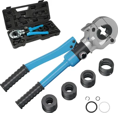 Produktbild von Hydraulische Crimpzange, 360° drehbarer Kopf, 10 Tonnen Druck, TH16/20/26/32
