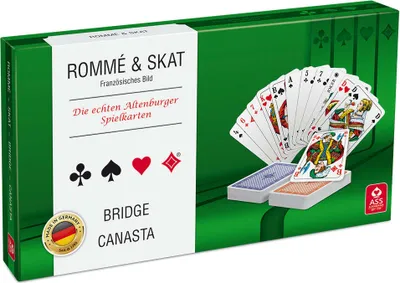 Produktbild von Spielkarten-Kassette Skat Romme Canasta Brigde