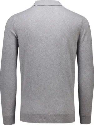 Produktbild von Lyle & Scott Langarm-Poloshirt Grau