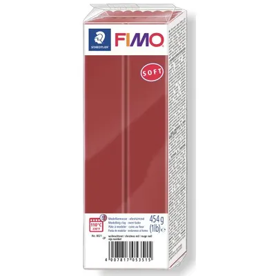 Obrázok produktu pre Staedtler FIMO 8021, Modelárska hlina, Červená, 1 kusov, 1 farba/farieb, 110 °C, 30 min