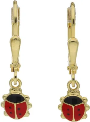 Produktbild von JuwelmaLux Marienkäfer Ohrhänger 333 Gold JL14-06-0314