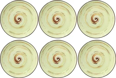 Produktbild von Wilmax runde Teller 20 cm, ColorBoom Kollektion, 6er Set – WL-669112/A6