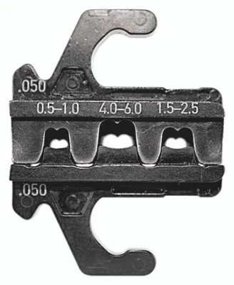 Produktbild von Rennsteig Multicrimp Crimpeinsatz 50 in Box für unisolierte Flachstecker