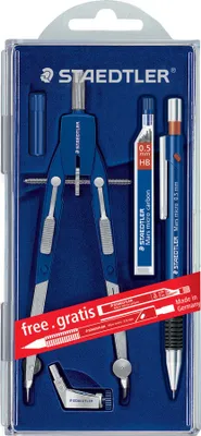 Produktbild von STAEDTLER Schnellverstellzirkel Mars Comfort 552 01 Promo-Set