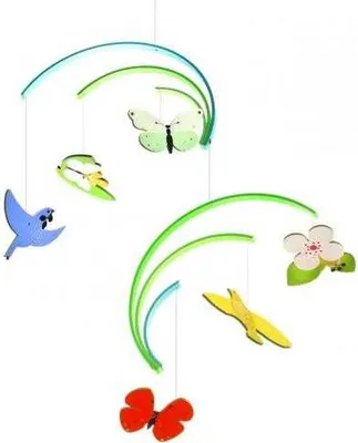 Image de Décoration en bois pour la chambre d'enfant « Printemps », Djeco