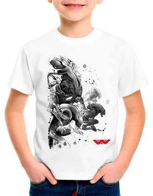 Produktbild von style3 Alien Invasion Kinder T-Shirt xenomorph alien ripley movie