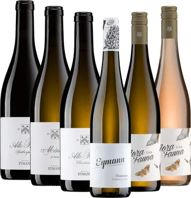 Produktbild von Biodynamische Weine vom Weingut Eymann - 6x Probierpaket