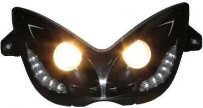 Immagine prodotto di Faro a doppia ottica con luce diurna a LED per MBK Nitro 50, Naked, Yamaha Aerox 50, YQ50