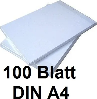 Produktbild von 100 Blatt DIN A4 Sublimationspapier / Thermo-Transferpapier Für Sublimationsdruck