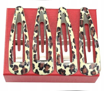 Produktbild von Aligra Haarspangen Leopardenmuster 7 cm 4 Stück