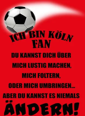 Produktbild von vianmo Holzschild 40x30 cm ich bin Köln Fan Fussball
