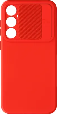 Produktbild von Avizar, Silikonhülle Samsung Galaxy S23 FE mit Kameraabdeckung, Rot