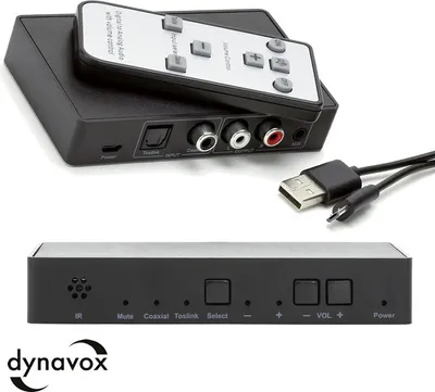 Produktbild von Dynavox DAC UM1 mit Fernbedienung