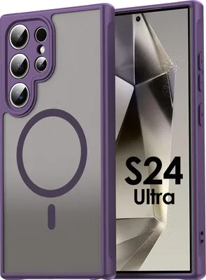 Produktbild von Handyhülle für Samsung Galaxy S24 Ultra Matt Case Schutzhülle Kratzfest Passgenau Lila