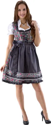 Produktbild von Dirndl Rosen schwarz, Groesse:36