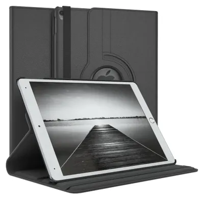 Produktbild von EAZY CASE - Tablet Hülle für Apple iPad Air 3 (2019) Schutzhülle, Tablet Case 360° drehbar in Schwarz