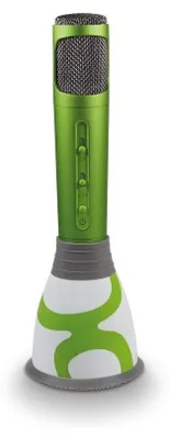 Obrázok produktu pre Metronic 485107, Karaoke mikrofón, Tlačidlá, Bezdrôtový, Bluetooth, Zelená, Batérie