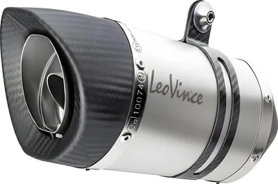 Image de Silencieux arrière LeoVince 2x LV-10 homologué, en acier inoxydable, compatible avec la Triumph Speed Triple 1200 RR / RS / RX (années de construction 2025-2026, norme E5+) et la Speed Triple 1200 RR / RS (années de construction 2021-2024, norme E5)