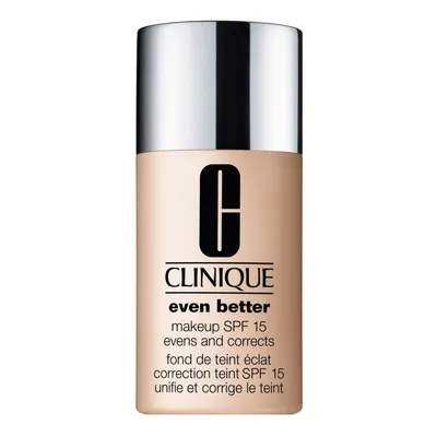 Zdjęcie produktu dla Clinique Even Better Broad Spectrum SPF 15, Butelka, Płynny, Rozjaśniający, Nawilżający, Ochrona, Wygładzający, Chłodny, CN 18, Cream Whip