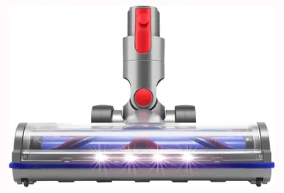 Ersatzbürstenkopf für Dyson V7–V15, Direktantrieb, 4 LED